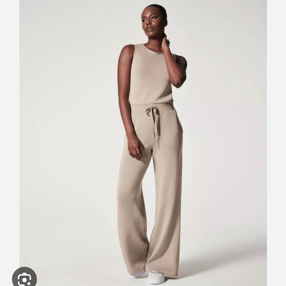 NWT SPANX Air Essentials Jumpsuit Fawn
